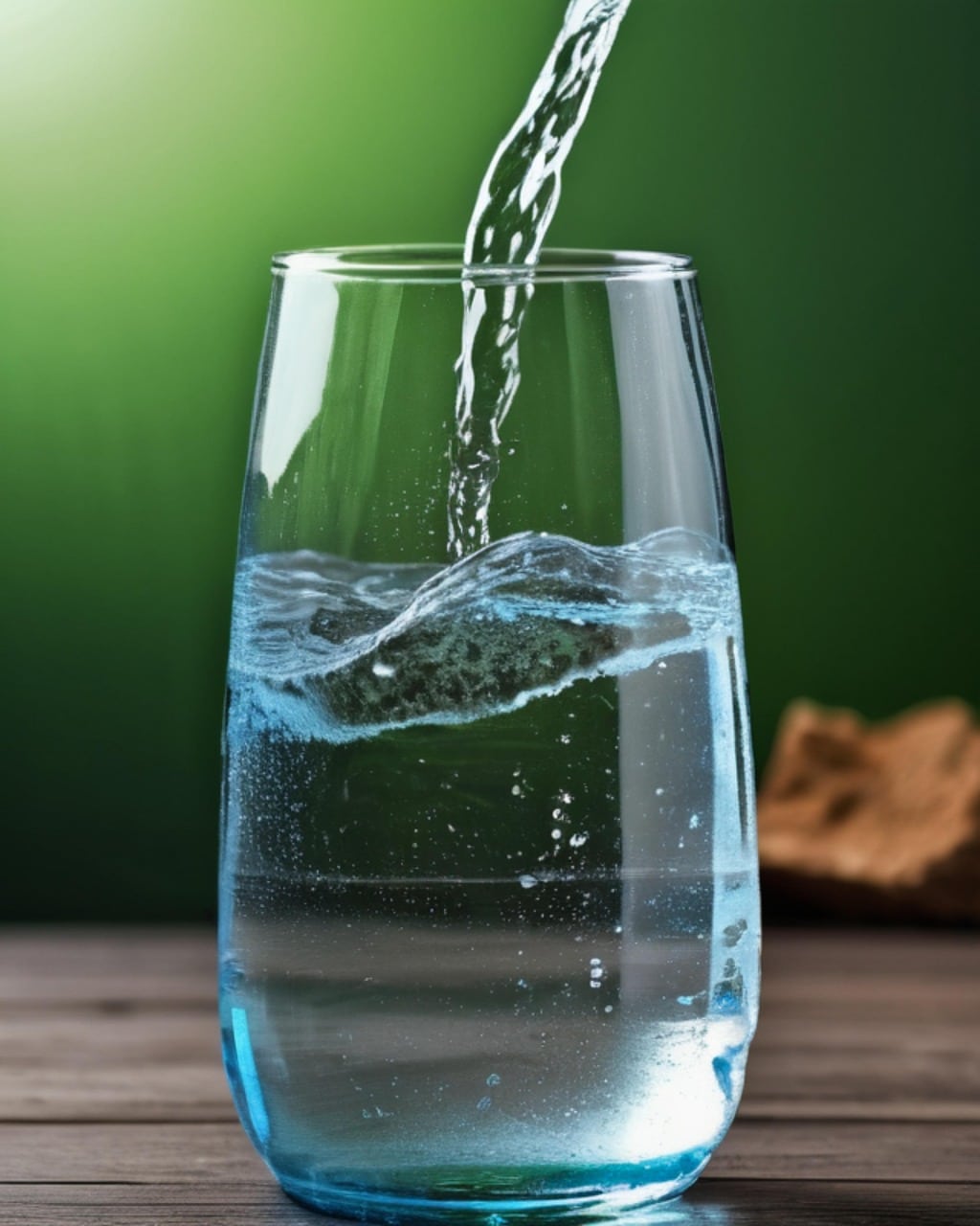ai generated, glass, water, drink, pouring, nature, refreshment, bigfoot, quality, feet, professional